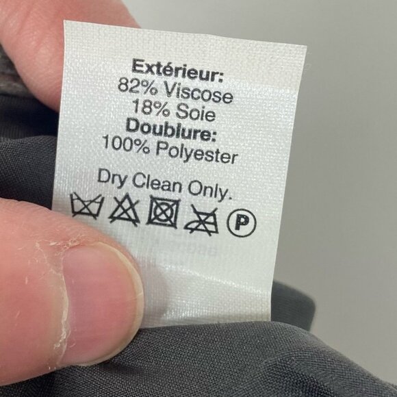 Madewell Velvet Ruffled Edge Silk Skirt Black Size 2 Flirty Super Soft Velour - Picture 9 of 11